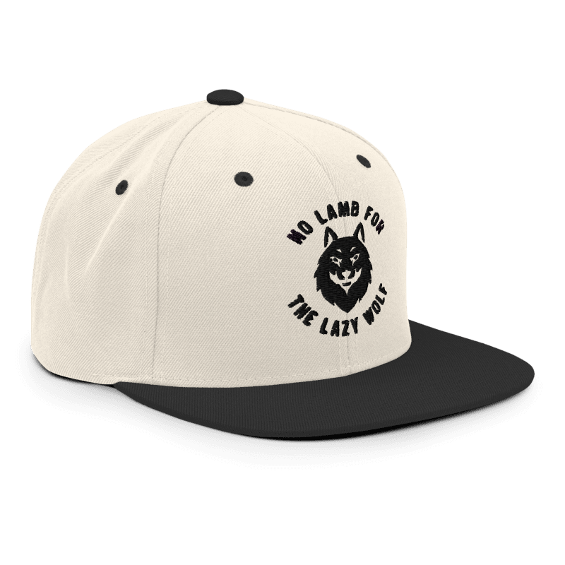 No Lamb for the Lazy Wolf Snapback Hat | Valhalla Wear