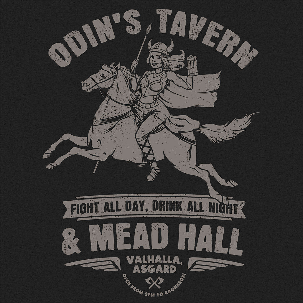 Odin's Tavern T-Shirt | Viking Graphic Tee | Valhalla Wear