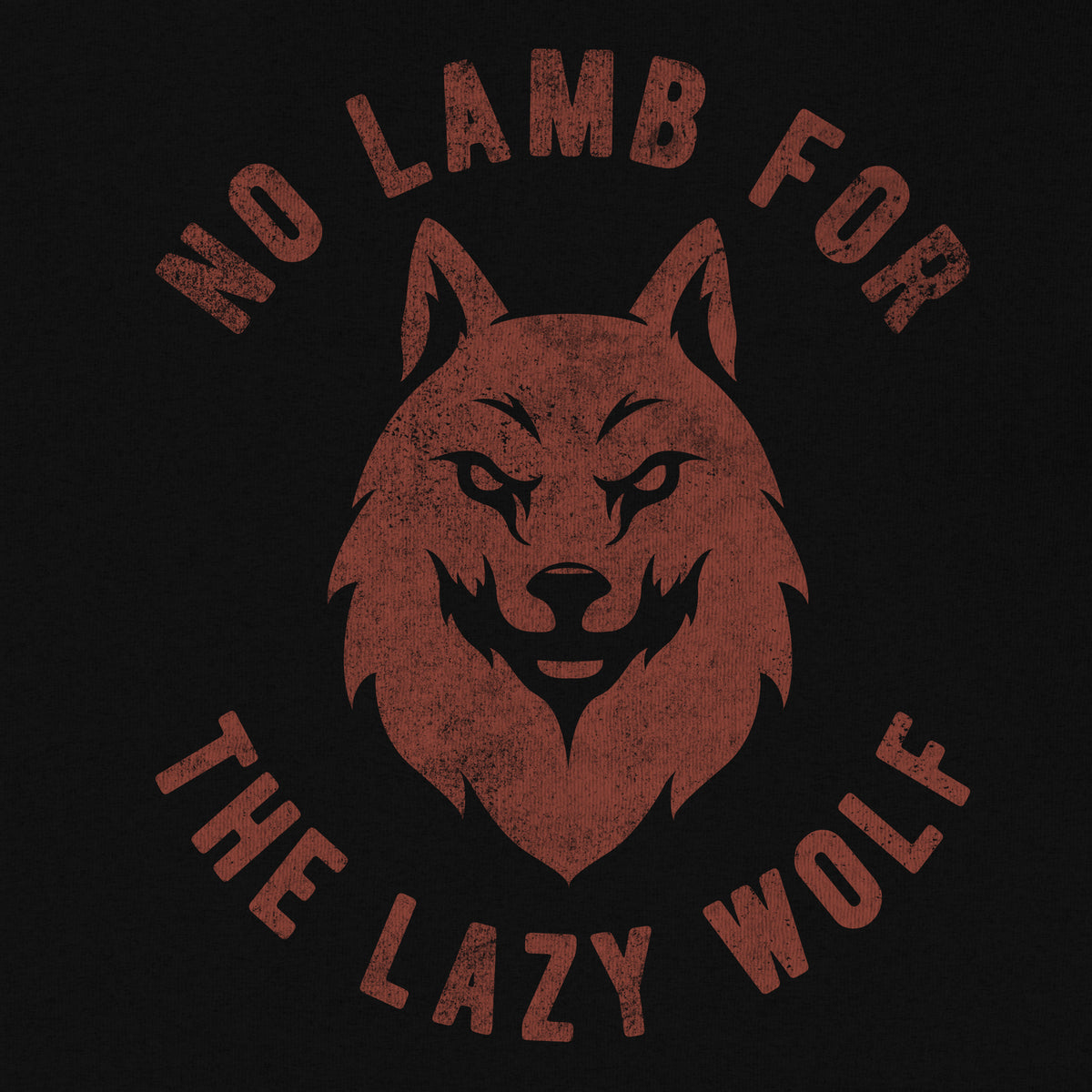 No Lamb For The Lazy Wolf T-Shirt | Wolf Graphic Tee | Valhalla Wear
