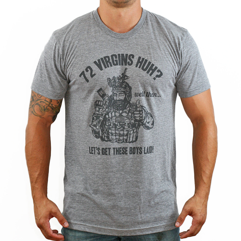 72 Virgins T-Shirt | Tactical Humor Graphic Tee | Valhalla Wear