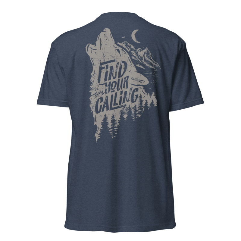 Find Your Calling Wolf T-Shirt | Outdoor Graphic Tee | Valhalla Wear