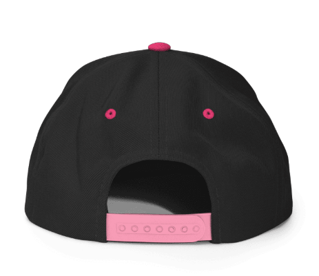 Classic Snapback Hat | Classic Flat Bill Cap | Pink | Valhalla Wear