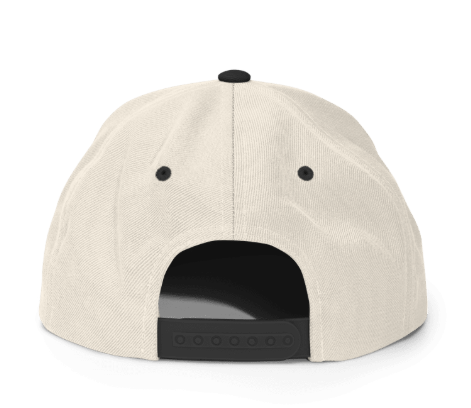 Classic Snapback Hat | Classic Flat Bill Cap | White | Valhalla Wear