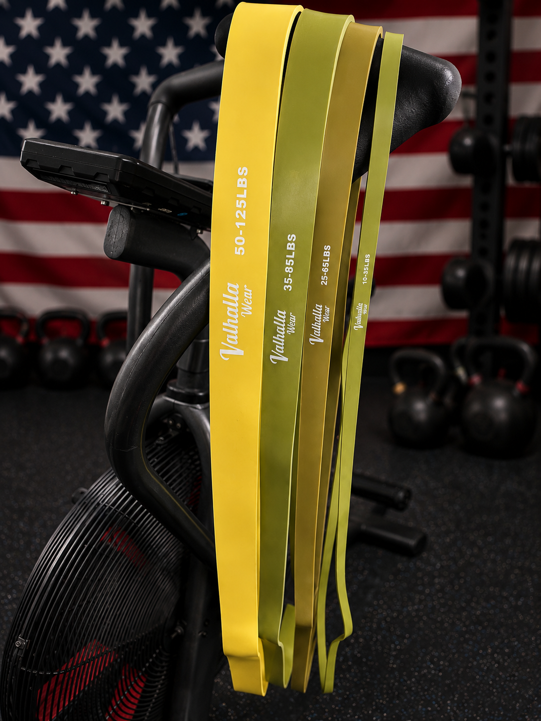 Resistance Band Set (4-Pack) | Pull-Up Assist, Strength & Mobility Bands | Valhalla Wear