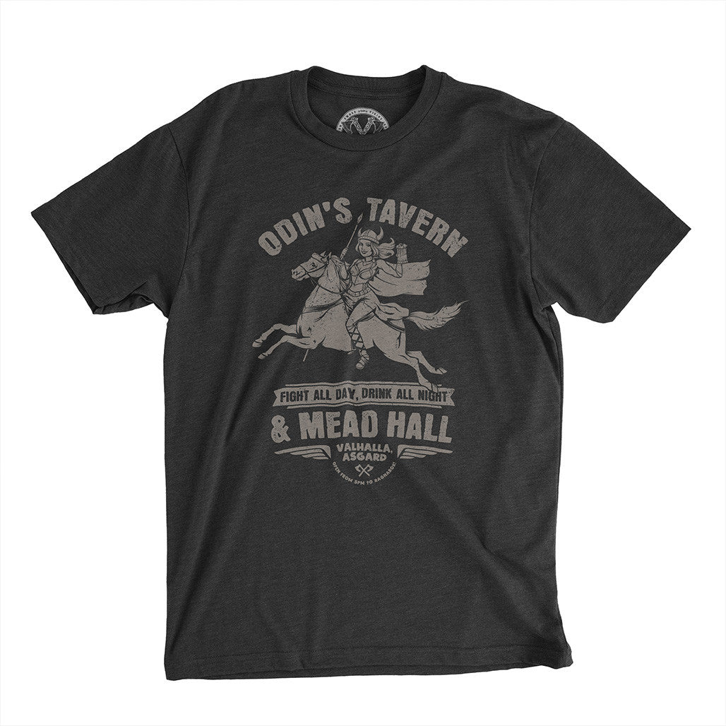 Odin's Tavern T-Shirt | Viking Graphic Tee | Valhalla Wear